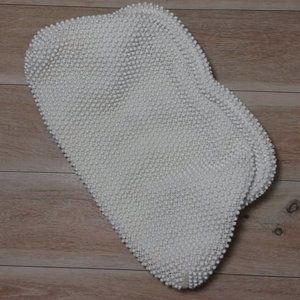Vintage Lumured Corde Beaded Clutch Purse